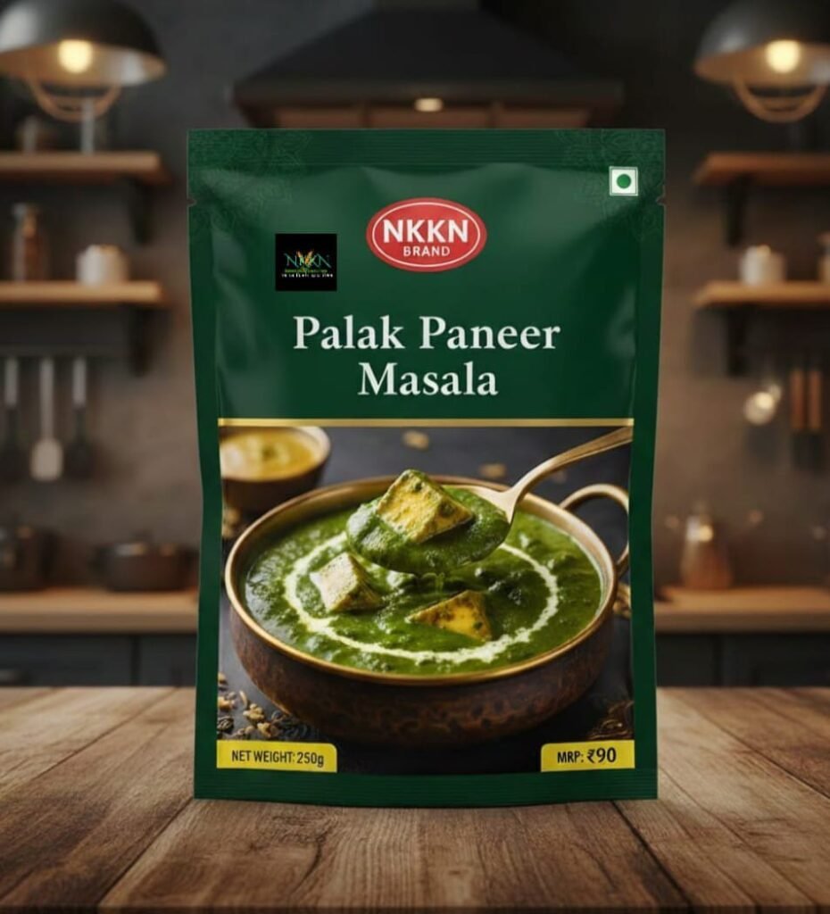 NKKN Brand Palak Paneer Masala 