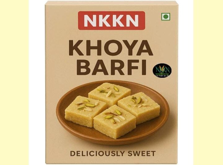 Khoya Barfi A Classic Indian Sweet by NKKN