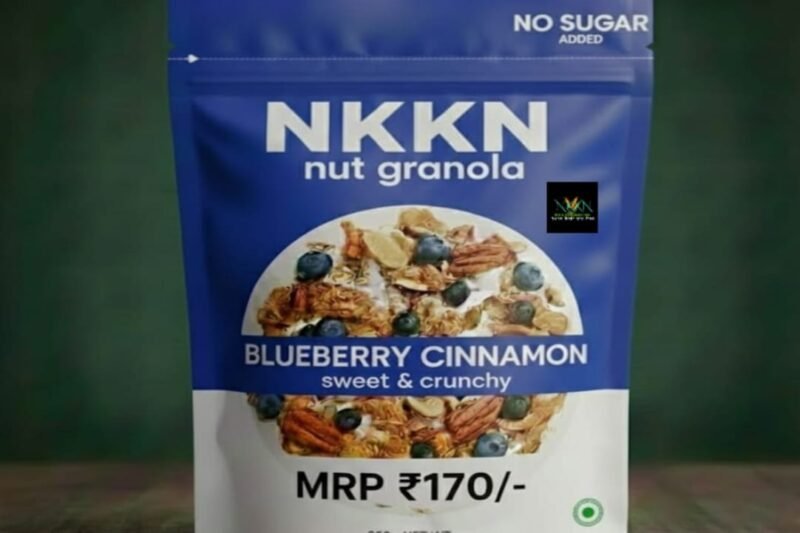 NKKN Brand Nut Granola with blueberry and cinnamon