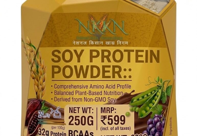 NKKN Brand Soy Protein Powder With Vanilla Flavour