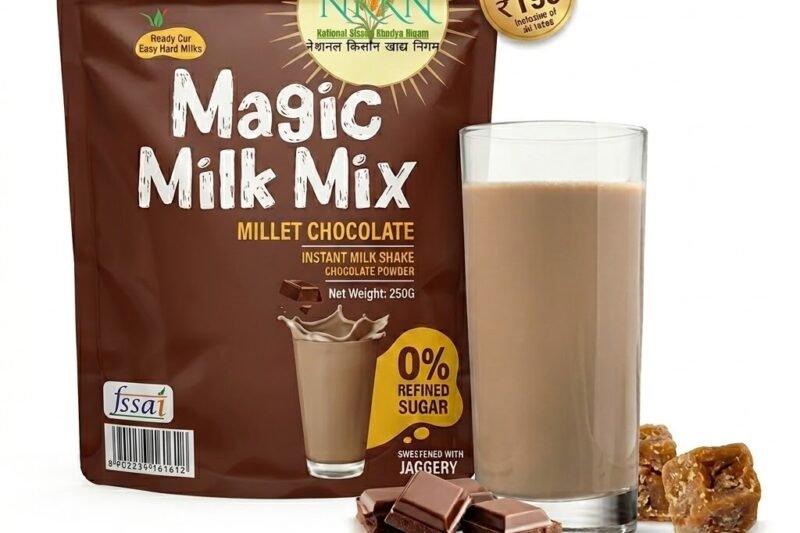 NKKN Brand Instant Millet with Chocolate Milkshake